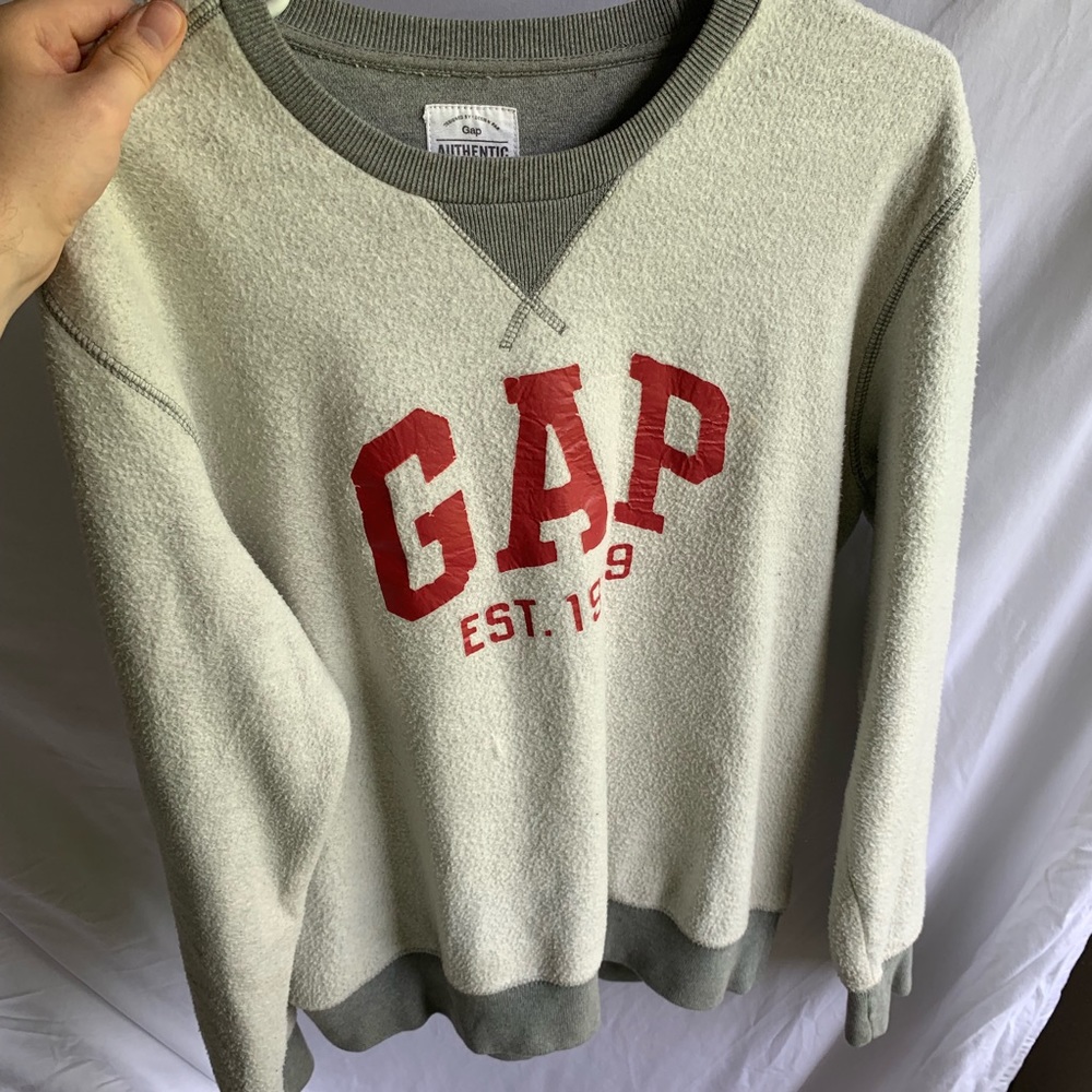 Gap Unique Sweatshirt Inside Out Design M